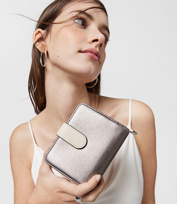 טואוס ארנק קטן New Dubai Saffiano כסף