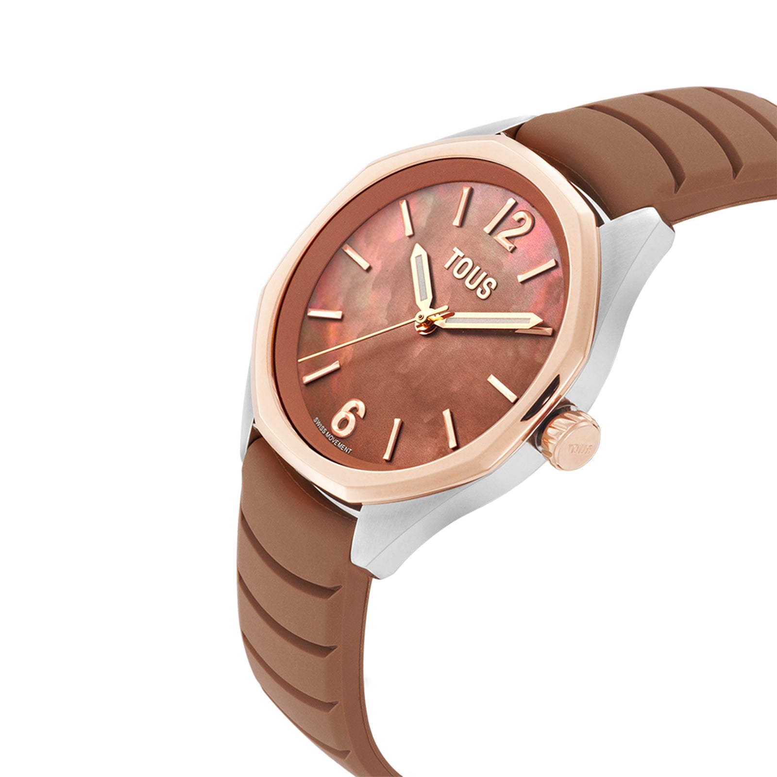 טואוס שעון אנלוגי Now Lady בצבע חום