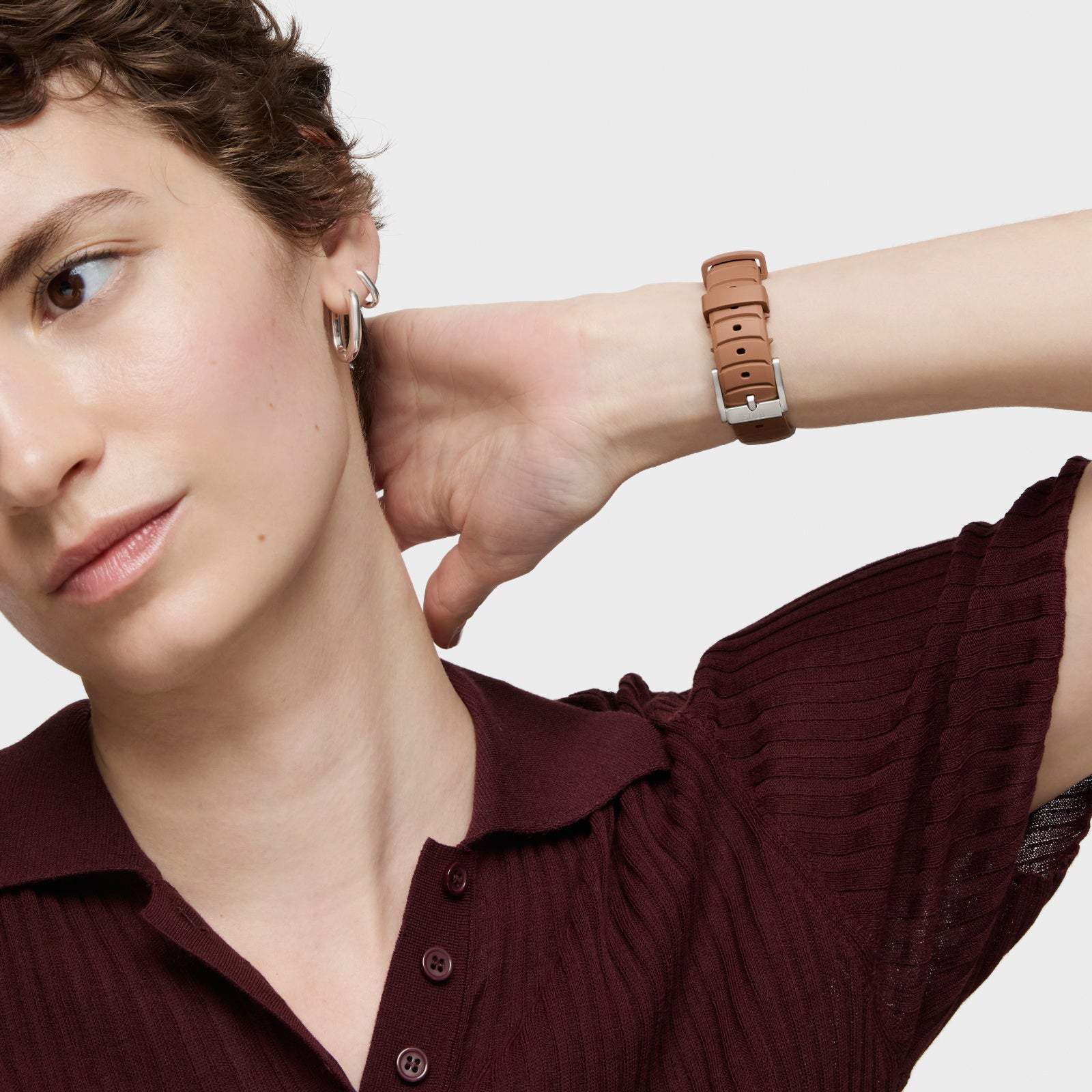 טואוס שעון אנלוגי Now Lady בצבע חום