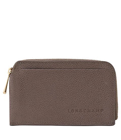 ארנק עור חום מבית LONGCHAMP, עיצוב אלגנטי לקבוצת אלפא, מותג יוקרה CHOZEN