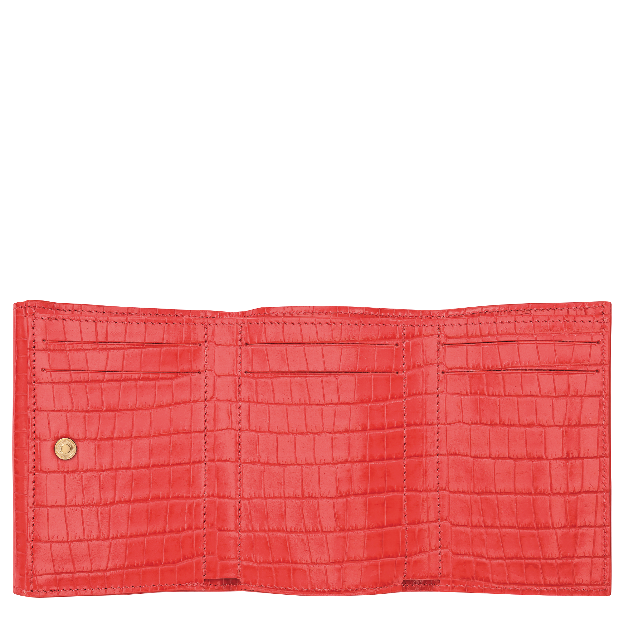 לונגשאמפ ארנק מעור אדום