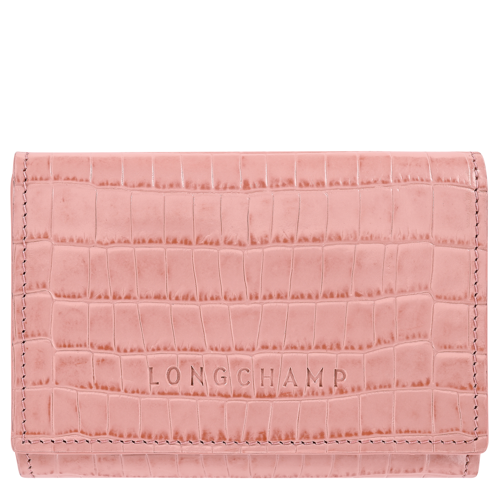 לונגשאמפ ארנק מעור ורוד