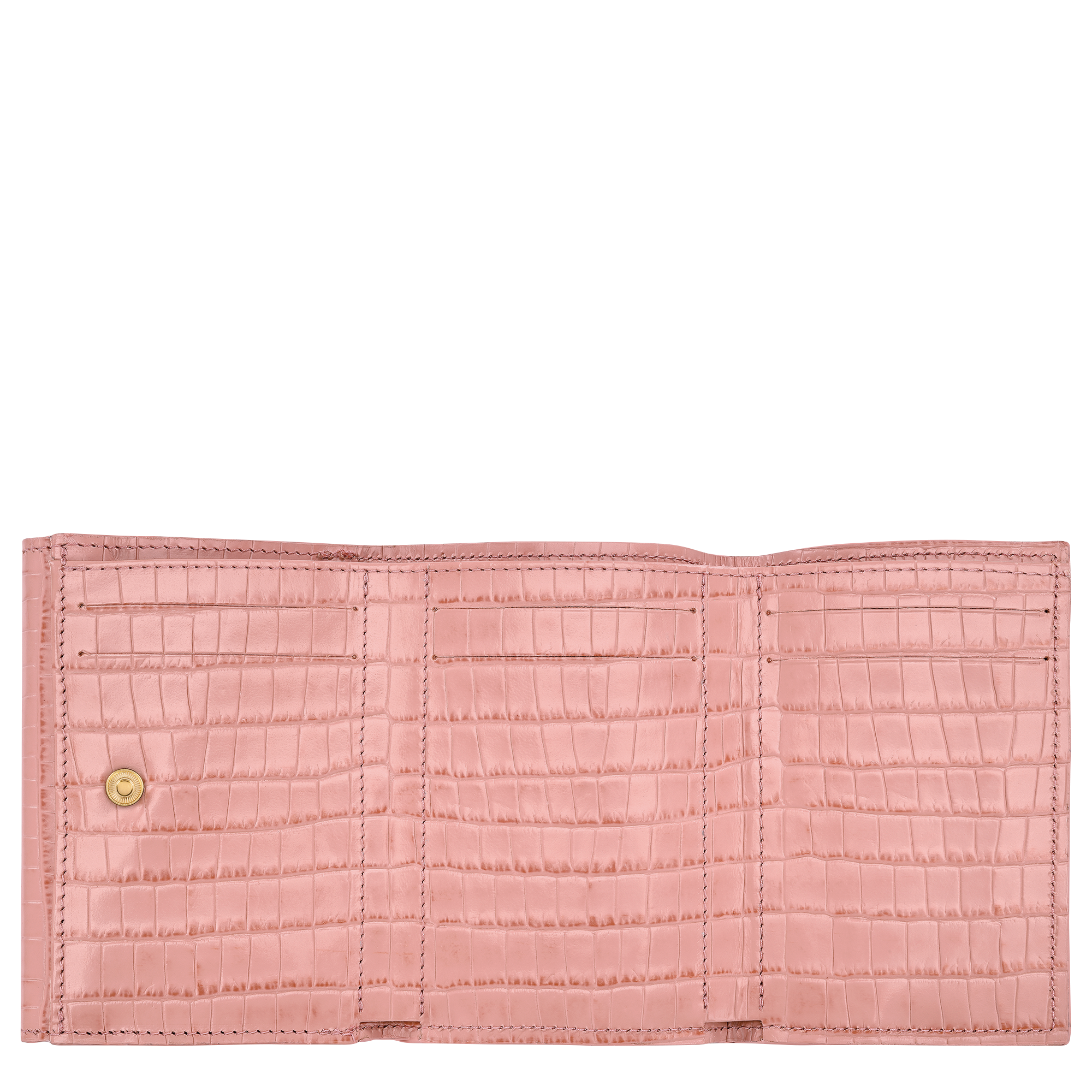 לונגשאמפ ארנק מעור ורוד