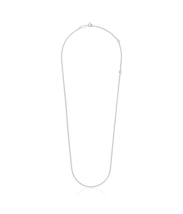 שרשרת כסף עדינה בסגנון קלאסי, תכשיט מודרני מינימליסטי לצוואר