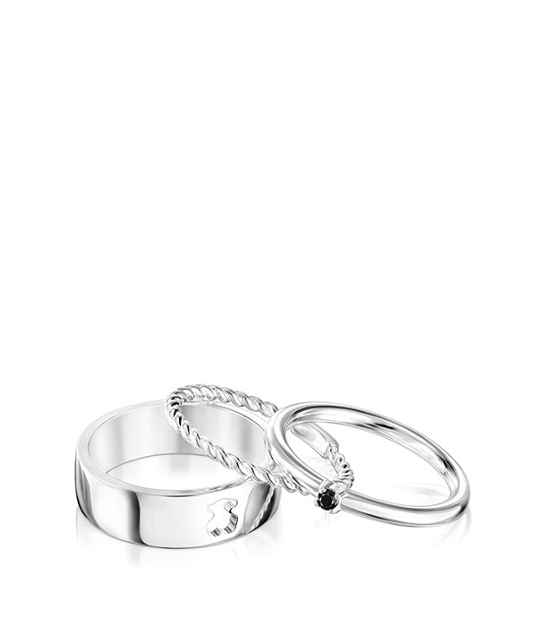 טואוס סט טבעות Ring mix מכסף