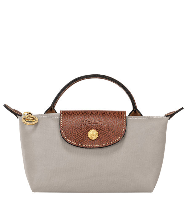 לונגשאמפ פאוץ' Le Pliage Original אפור בהיר