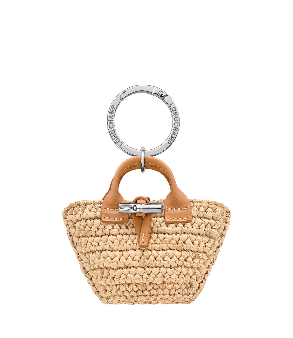 לונגשאמפ מחזיק מפתחות Le Roseau חום