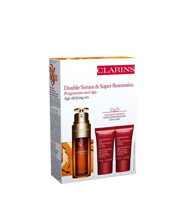 קלרינס מארז דאבל סרום וסופר-רסטורייטיב - CHOZEN