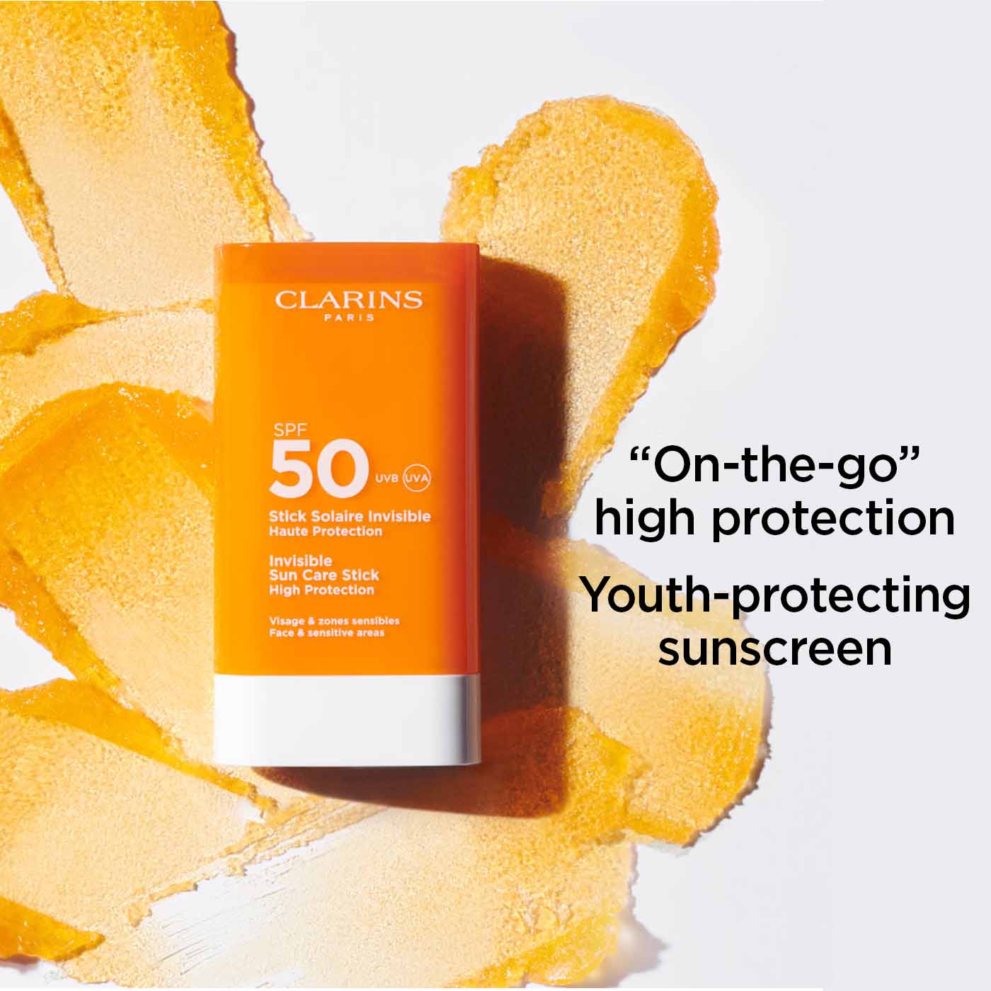 קלרינס סטיק הגנה לפנים SPF50