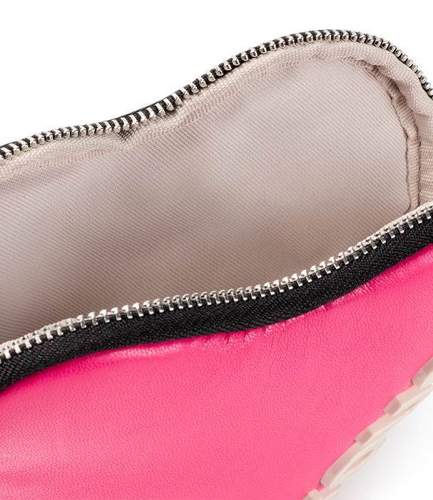 טואוס תיק איפור לב Carol פוקסיה