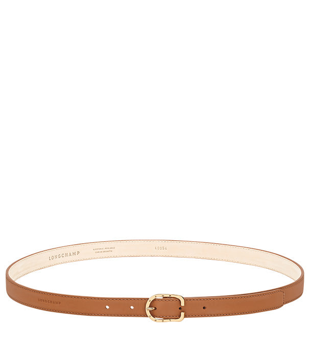 לונגשאמפ חגורה מעור לנשים חום