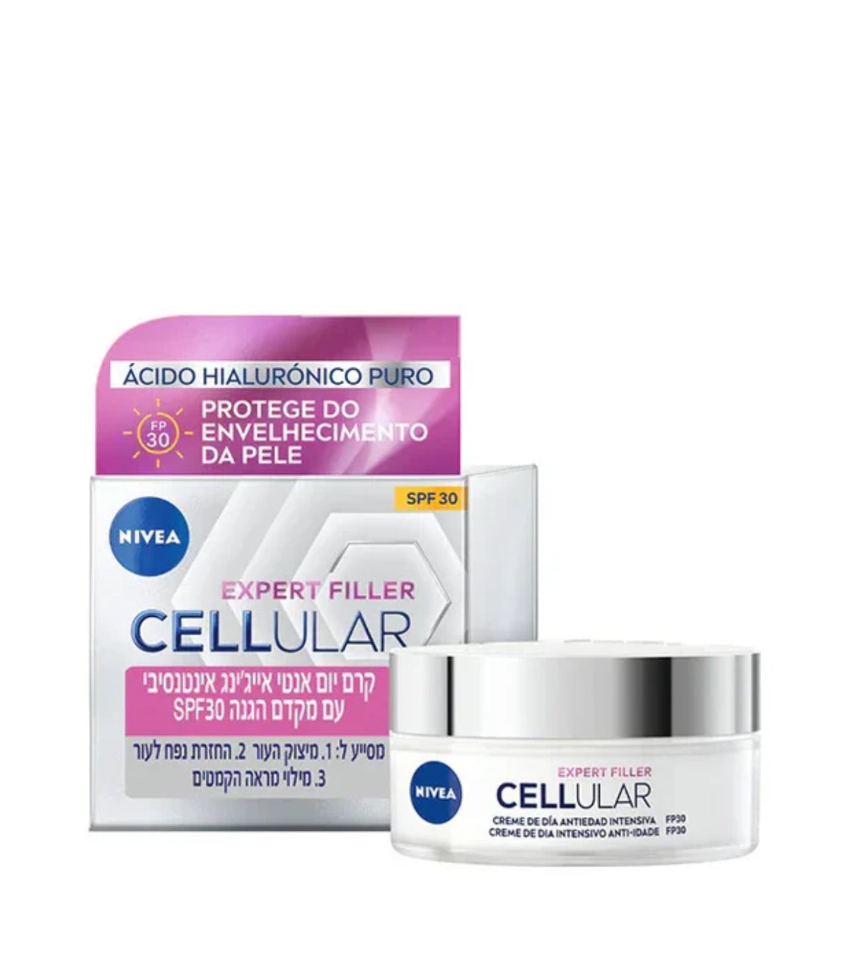 ניוואה CELLULAR EXPERT FILLER קרם יום אנטי אייג'ינג אינטנסיבי עם מקדם הגנה SPF30