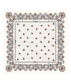 לונגשאמפ צעיף משי French Bandana שמנת
