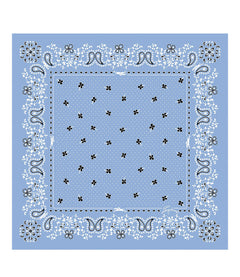 לונגשאמפ צעיף משי French Bandana תכלת