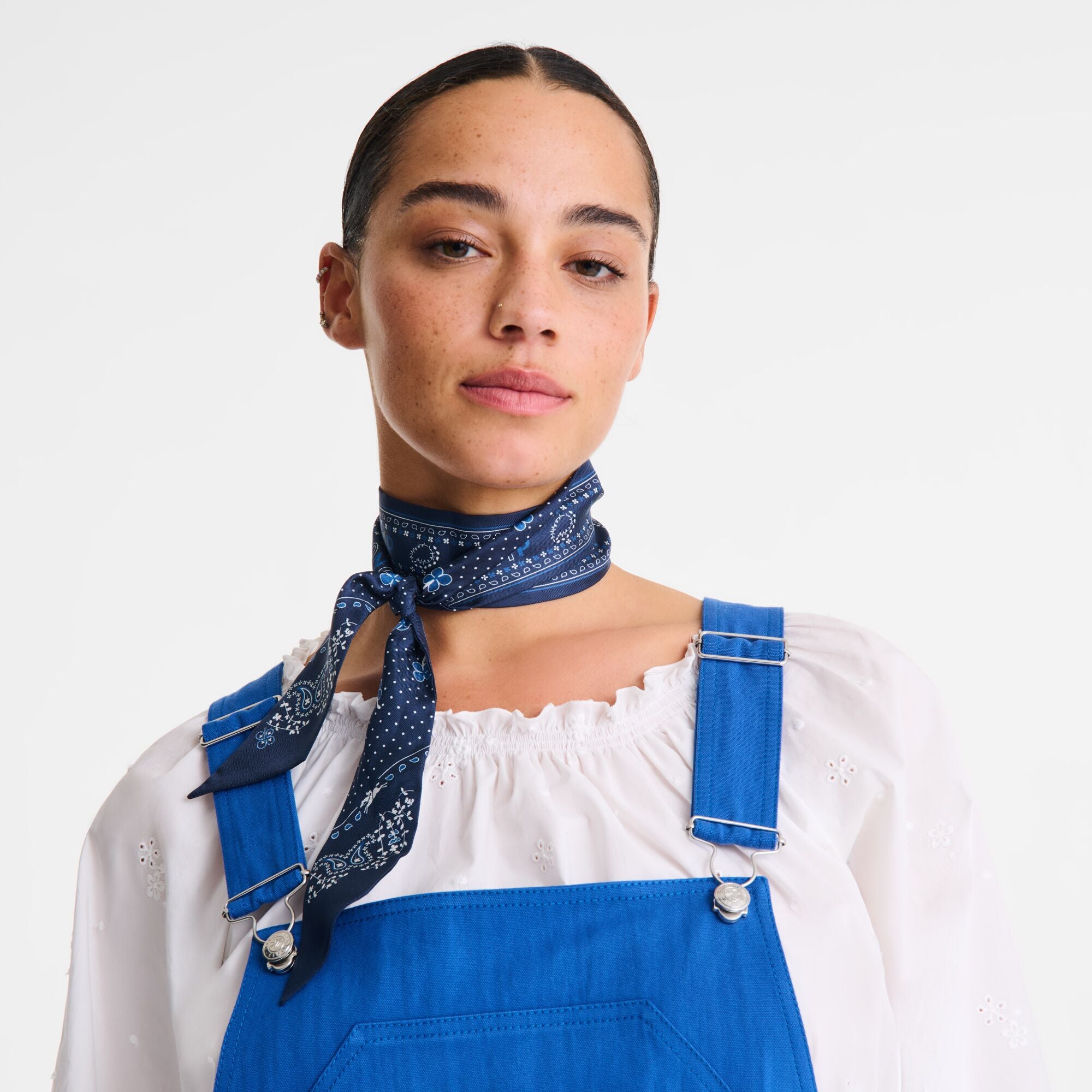 לונגשאמפ סרט משי French Bandana נייבי