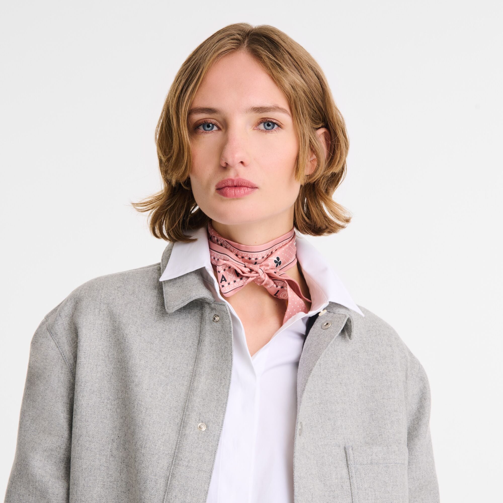 לונגשאמפ סרט משי French Bandana ורוד