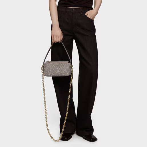 טואוס תיק צד Kaos Mini Lines בגווני אפור