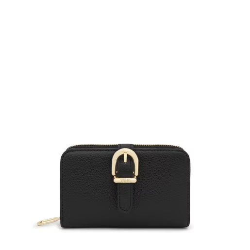 טואוס ארנק בצבע שחור Buckles מעור