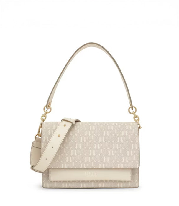 טואוס תיק צד Buckles בצבע בז'