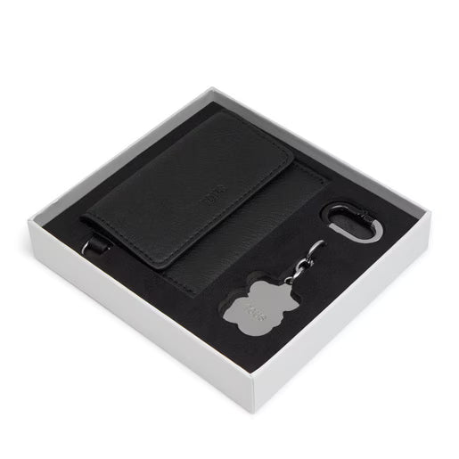 טואוס סט של תליונים Hold בצבעי שחור וכסף