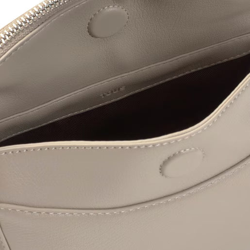 טואוס תיק צד City קטן בצבע חום-אפרפר