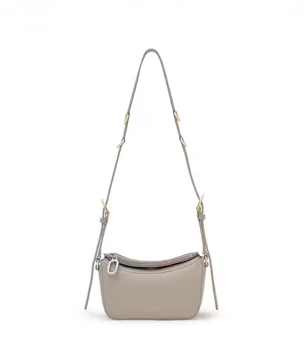 טואוס תיק צד City קטן בצבע חום-אפרפר