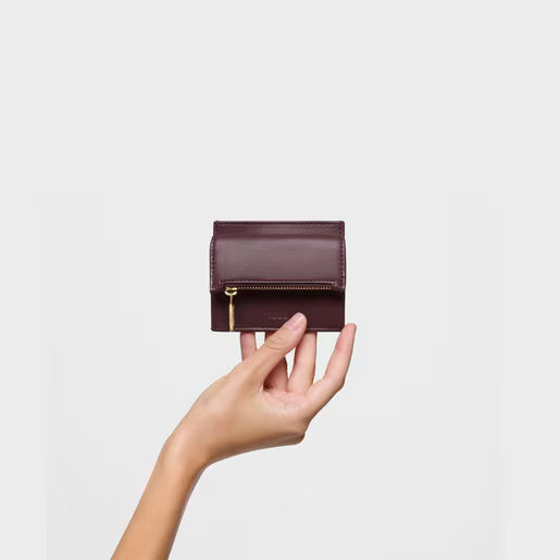 טואוס ארנק City בצבע בורדו