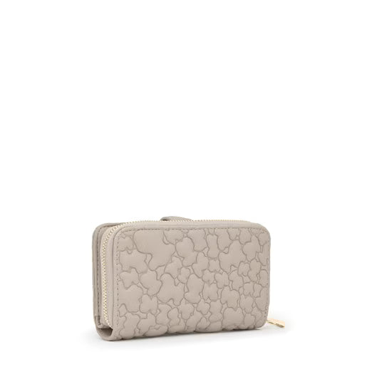 טואוס ארנק Bridge Puffy Bear בצבע אפור