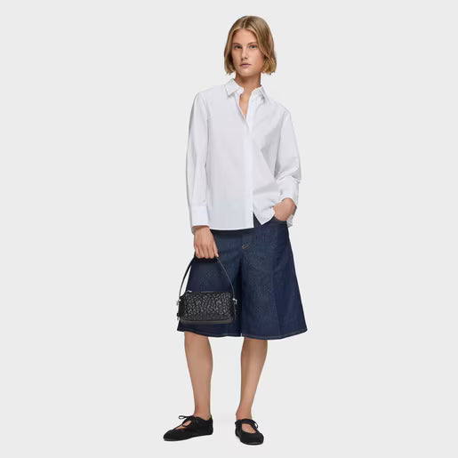 טואוס תיק כתף Puffy Bear בצבע שחור