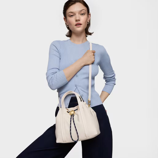 טואוס תיק יד Empire Soft בצבע בז'