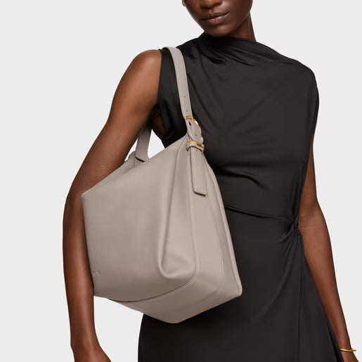 טואוס תיק צד בצבע אפור FOLD מעור