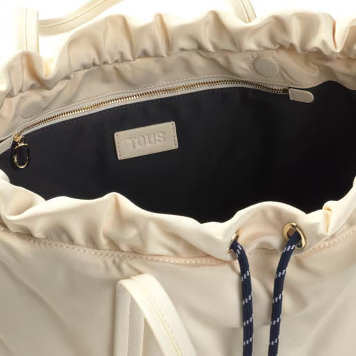 טואוס תיק כתף Empire Soft בצבע בז'