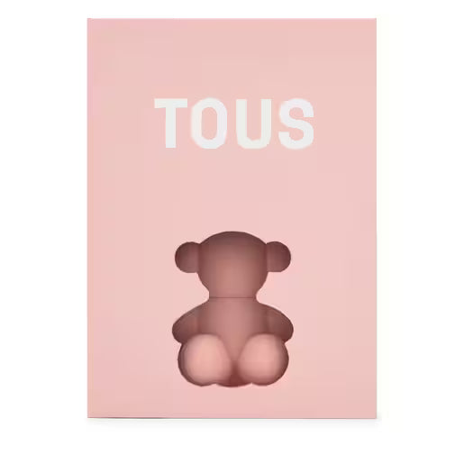 טואוס מחזיק מפתחות-כיסוי בושם Bold Bear בצבע ורוד