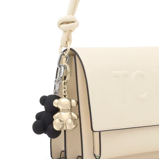 טואוס מחזיק מפתחות-כיסוי בושם Bold Bear בצבע שחור