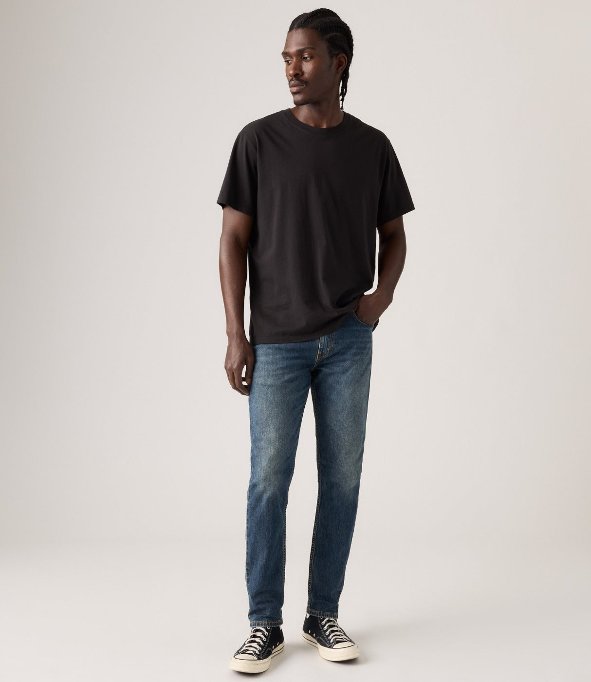 ליוויס ג׳ינס 512 Slim Taper לגברים - dark indigo worn in