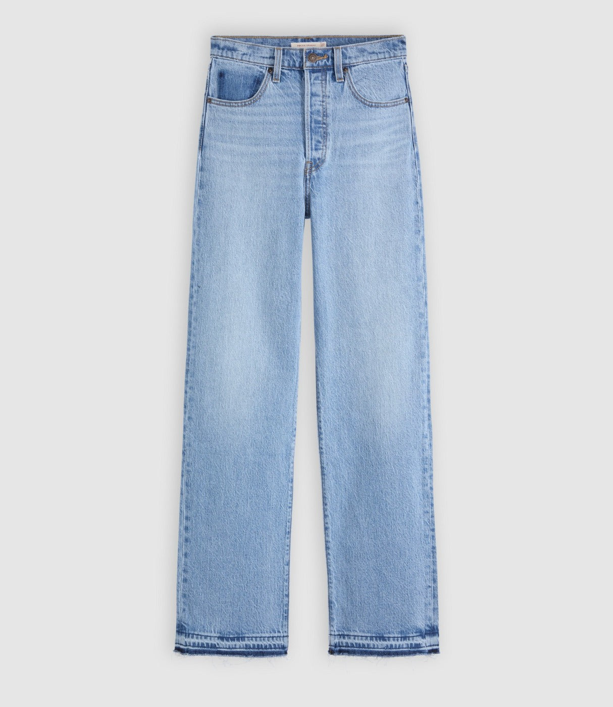 ליוויס ג׳ינס Ribcage Full Length Recrafted לנשים - med indigo worn in