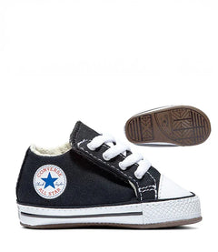 נעל סניקרס Converse All Star לתינוקות בצבע שחור עם סוליה לבנה, מבית קבוצת אלפא