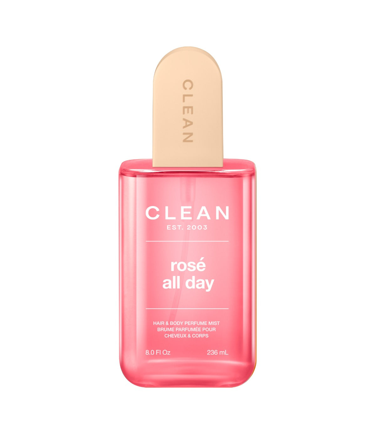 קלין מיסט Rosé All Day לגוף ולשיער 240 מ"ל