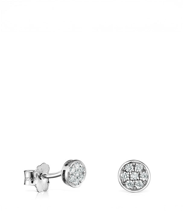 טואוס עגילי Alecia מזהב לבן בשיבוץ יהלומים