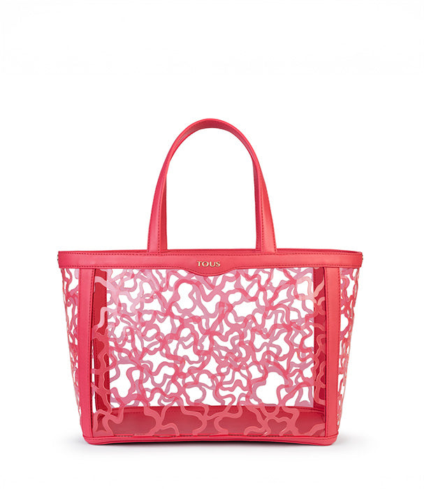 טואוס תיק יד בינוני Kaos Shock בצבע קורל