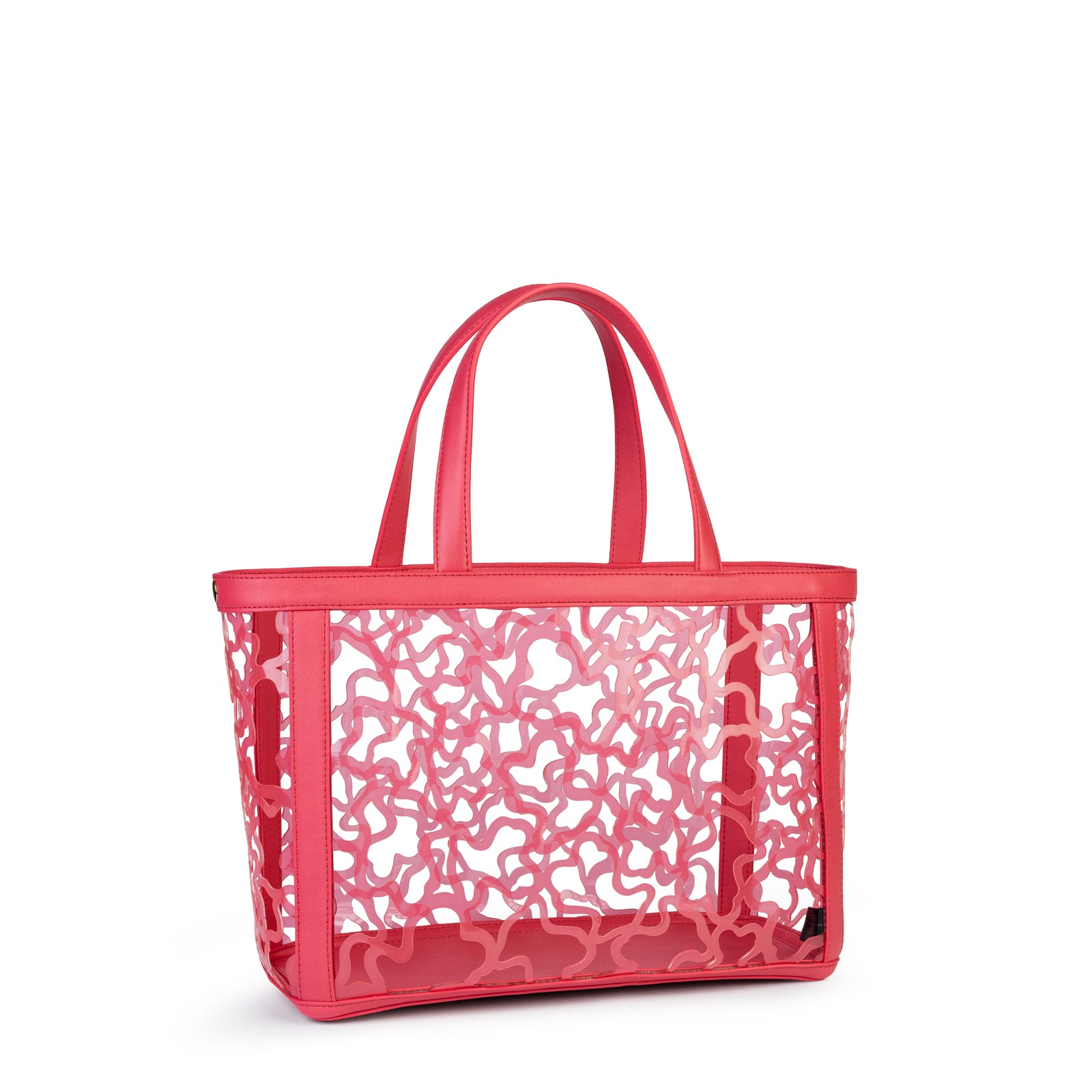 טואוס תיק יד בינוני Kaos Shock בצבע קורל