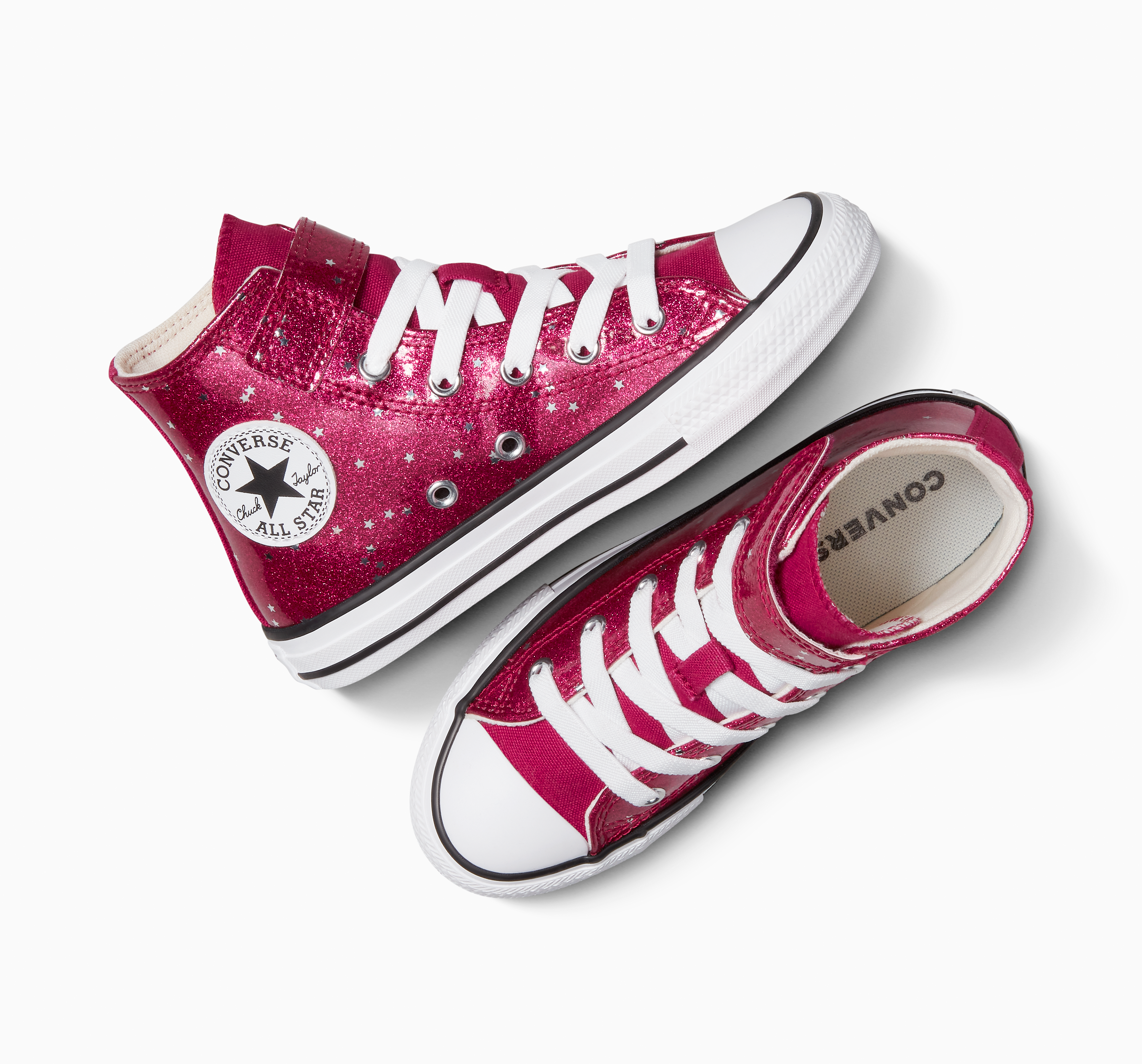 קונברס סניקרס CHUCK TAYLOR ALL STAR GLITTER EASY ON גבוהות לילדים