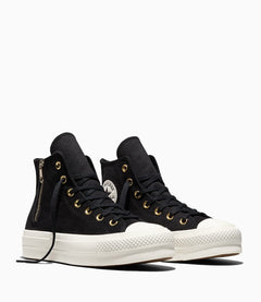 סניקרס CHUCK TAYLOR ALL STAR LIFT שחור עם פלטפורמה לנשים, CONVERSE - CHOZEN — תמונה 2 מתוך 3