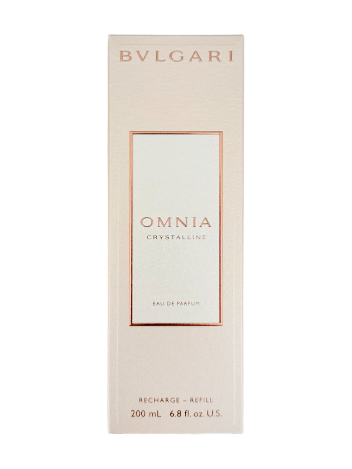 בולגרי בקבוק מילוי OMNIA CRYSTALLINE א.ד.פ 200 מ"ל