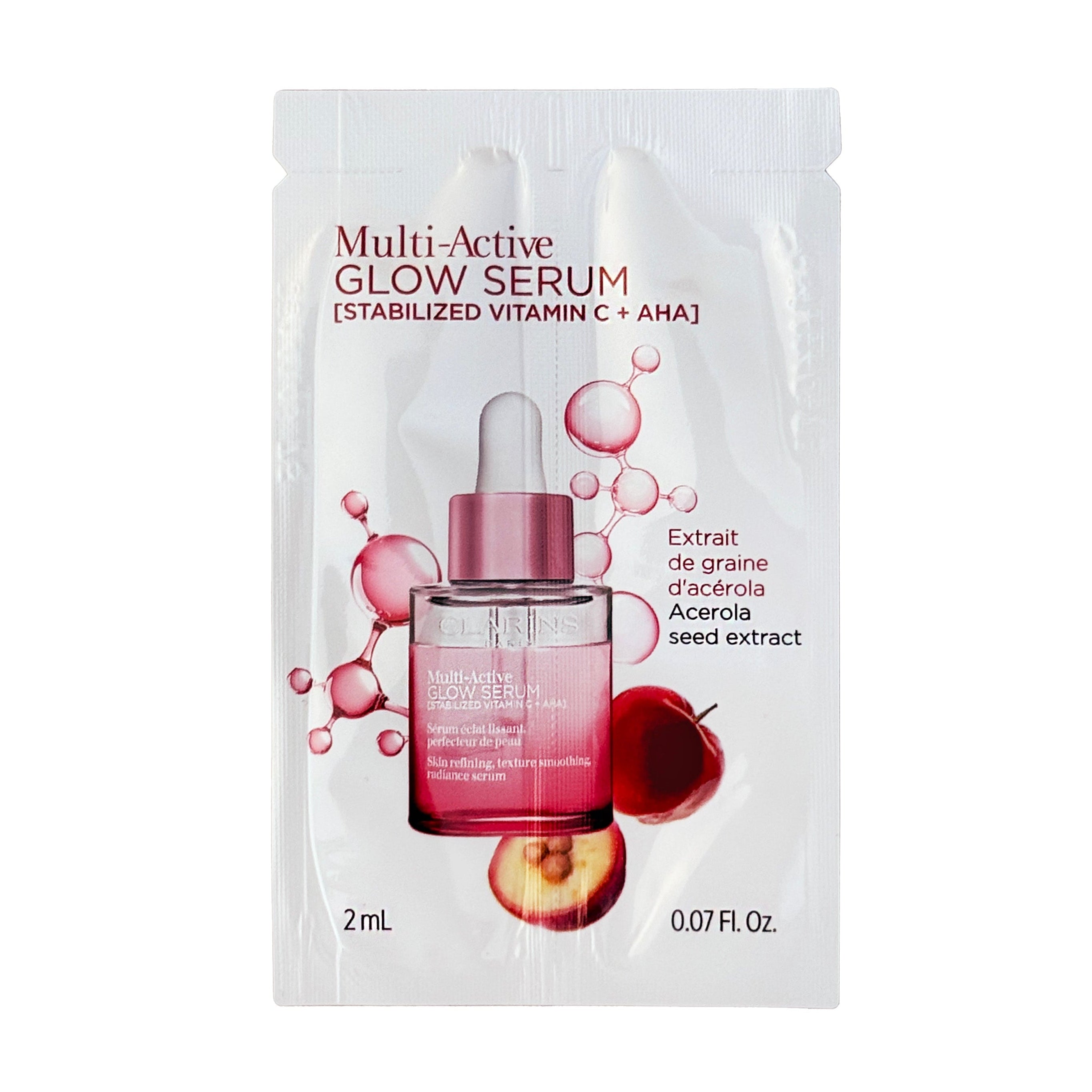 קלרינס מולטי אקטיב סרום GLOW - דוגמית 2 מ"ל - CHOZEN