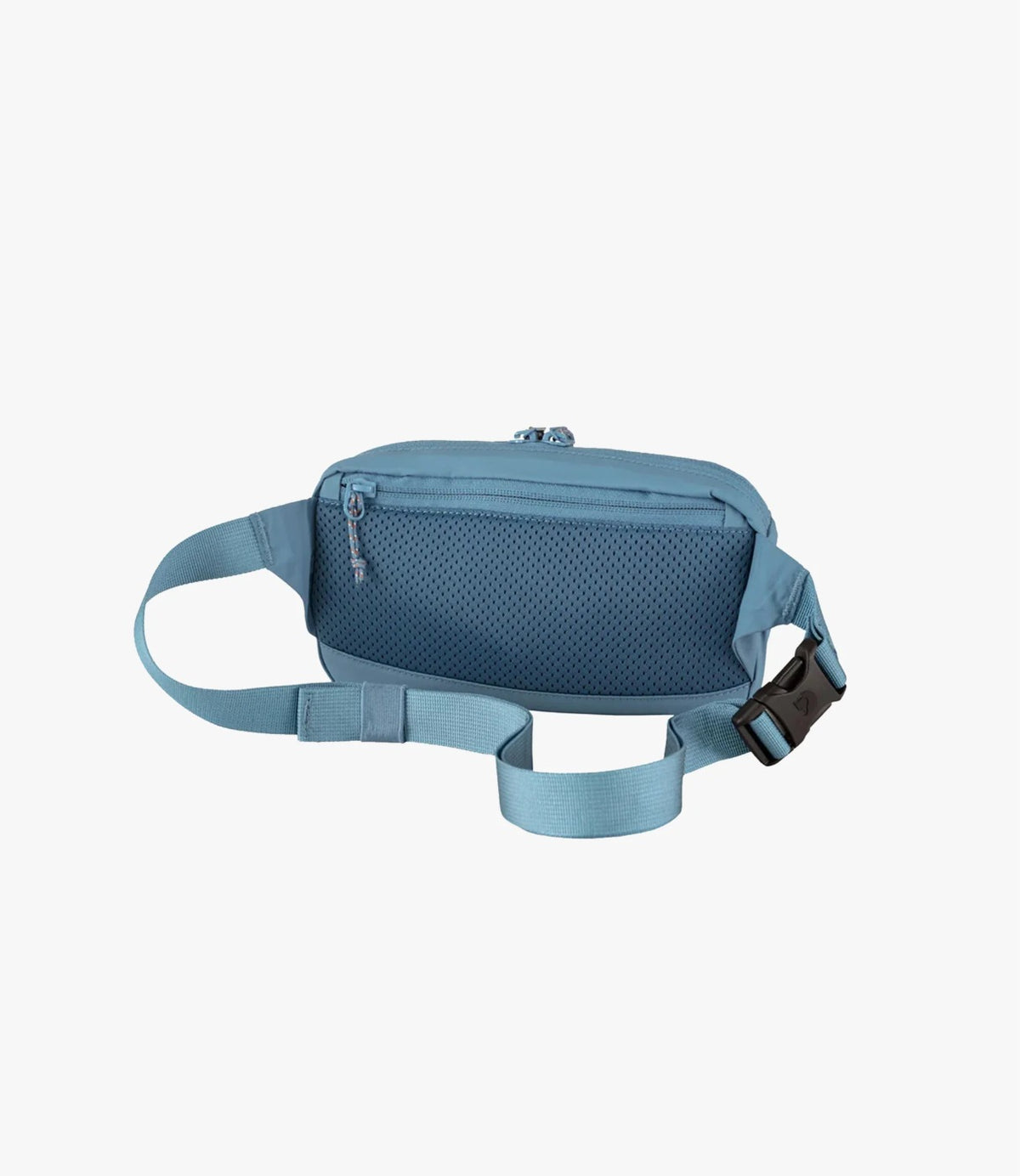 פאוץ' High Coast Hip Pack בצבע כחול, מבט אחורי עם רשת מאווררת ורצועת מותן - CHOZEN