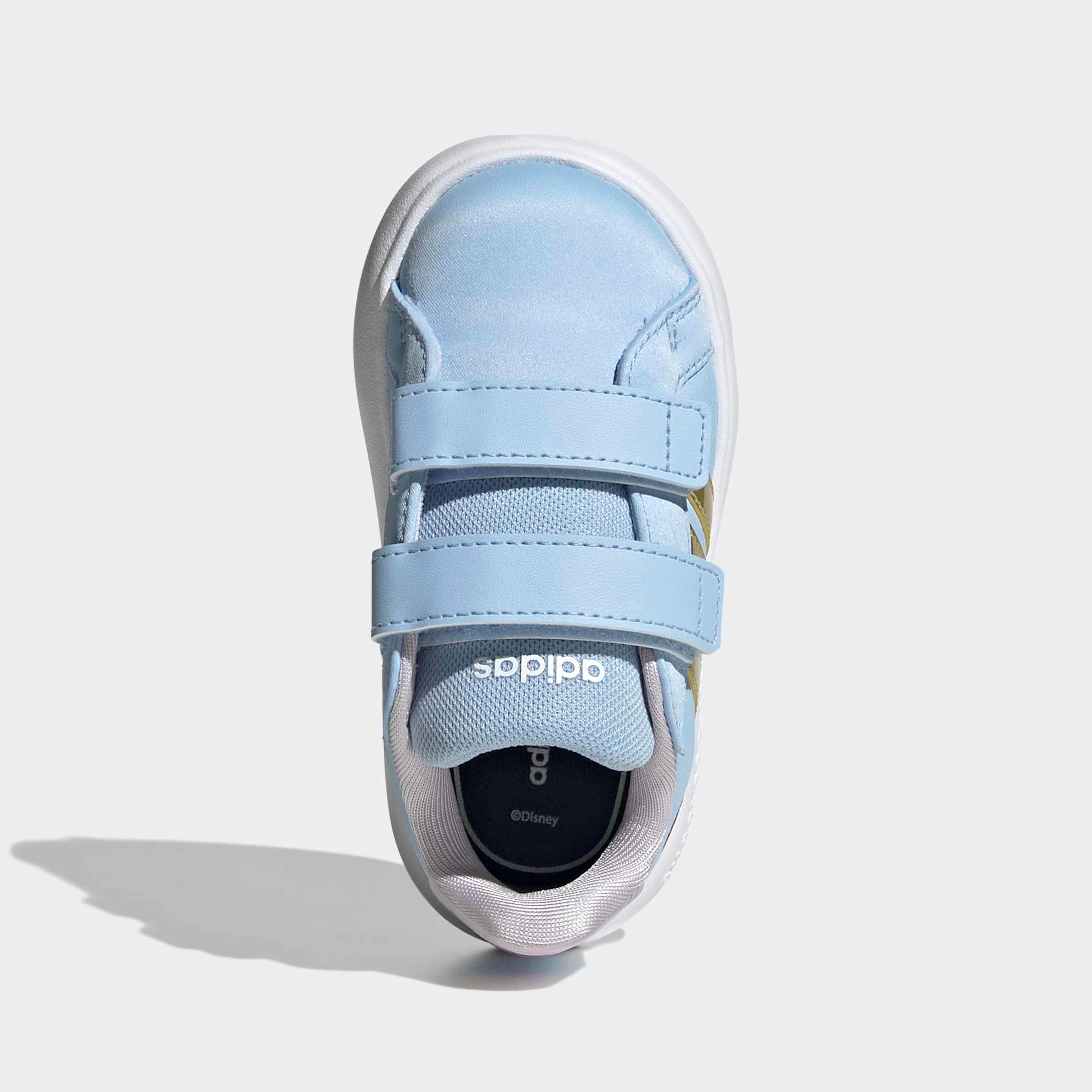 נעלי ספורט תינוקות כחול תכלת adidas עם סקוצ'ים, צילום מבט על, CHOZEN קבוצת אלפא