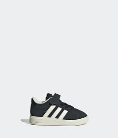 סניקרס ילדים אפורות עם פסי adidas לבנים, צילום צד, קולקציית CHOZEN