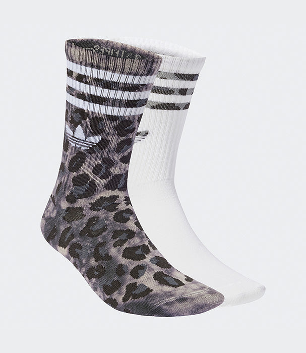 אדידס 2 זוגות גרביים LEOPARD CREW ליוניסקס