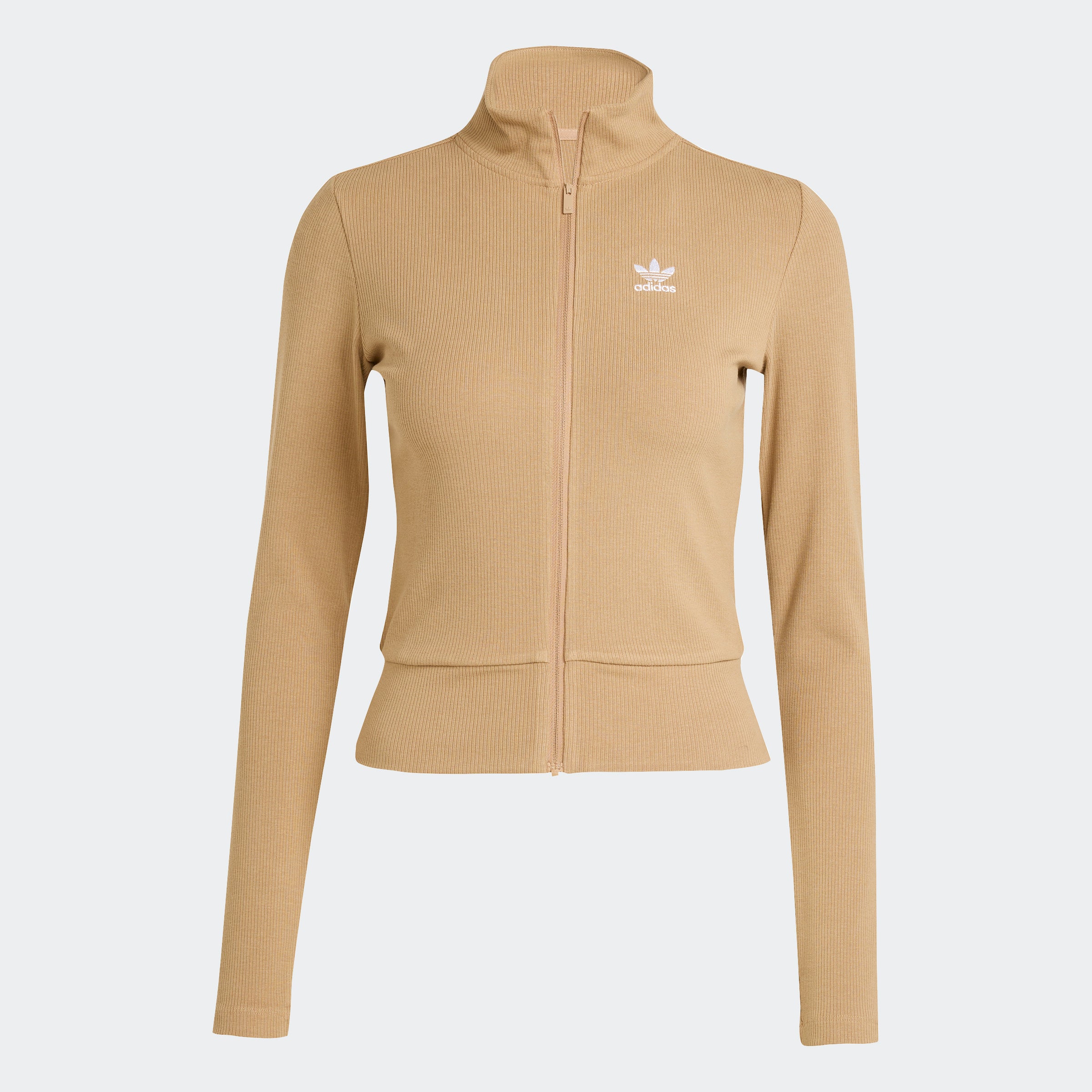 אדידס חולצת ריצה ESSENTIALS RIB FULL-ZIP לנשים